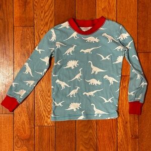 Mini Boden 100% cotton pj top size 6 kids dinosaurs